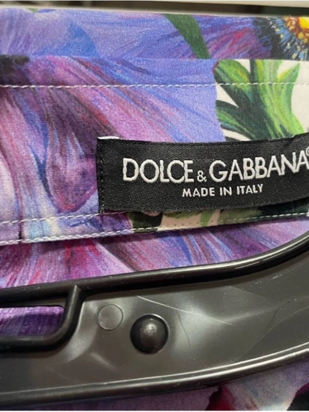 Dolce and Gabbana Floral Button Down Cotton Shirt - Picture 2 of 5